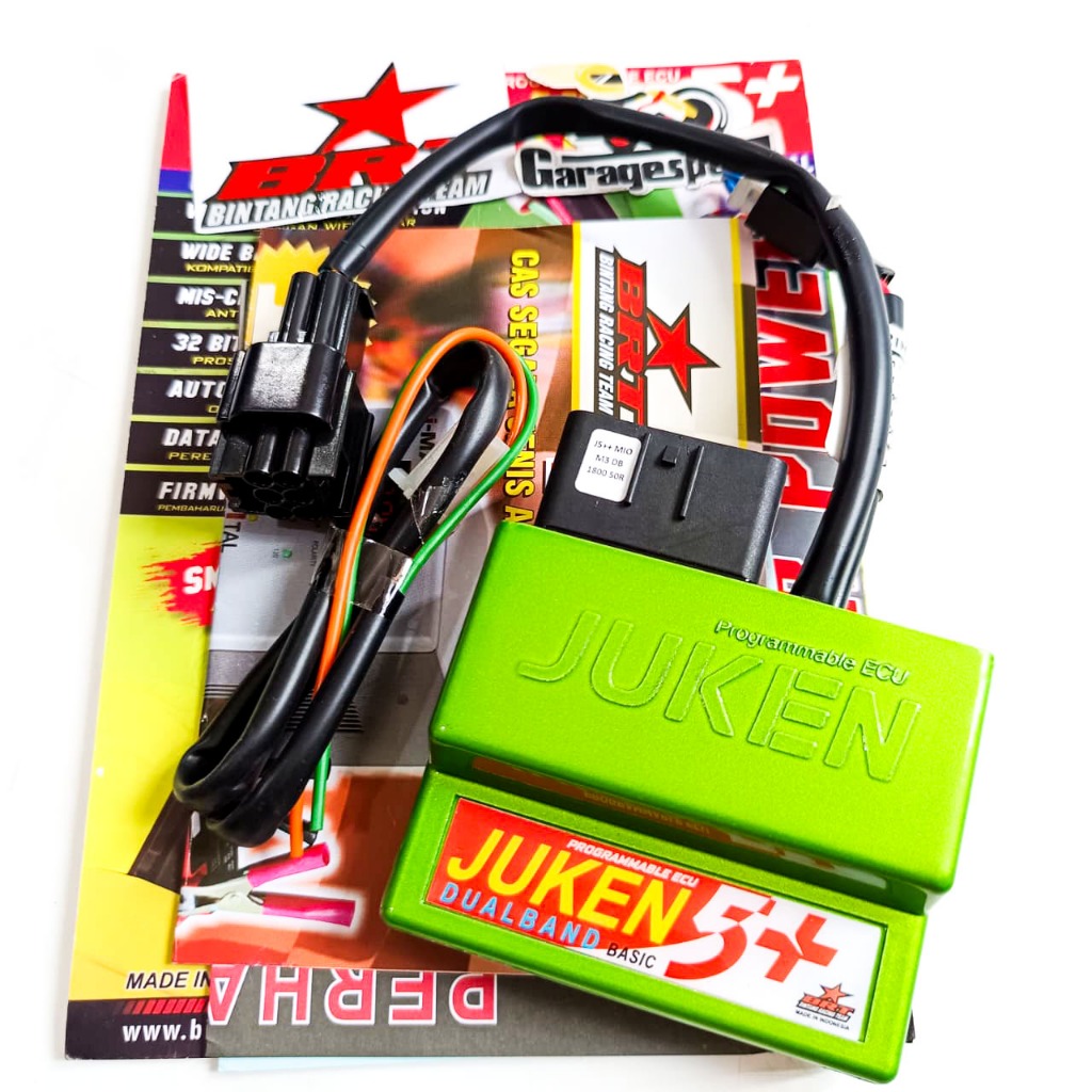 ECU JUKEN 5++ JUKEN BRT MIO M3 SOUL GT 125 PIN 24 DUALBAND RACING TURBO