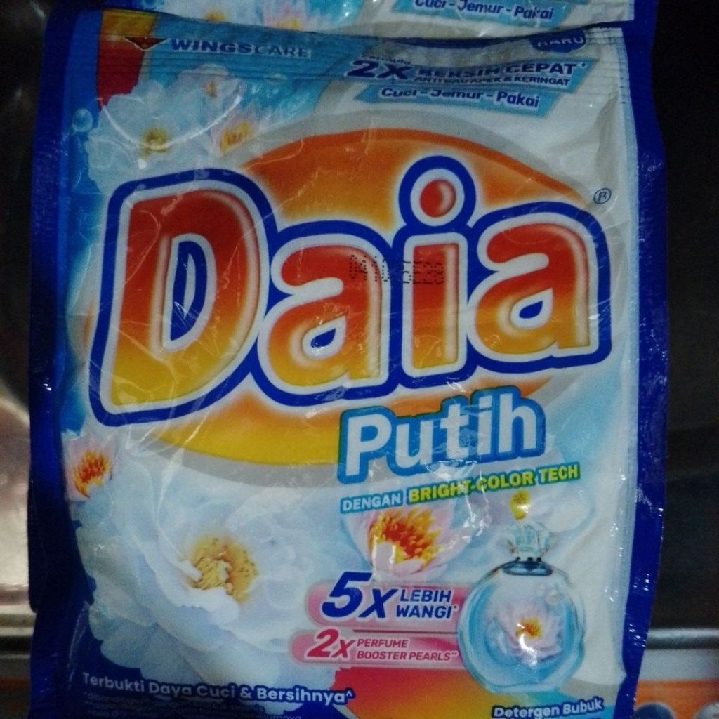 Daia bubuk putih 1renceng/6pcs