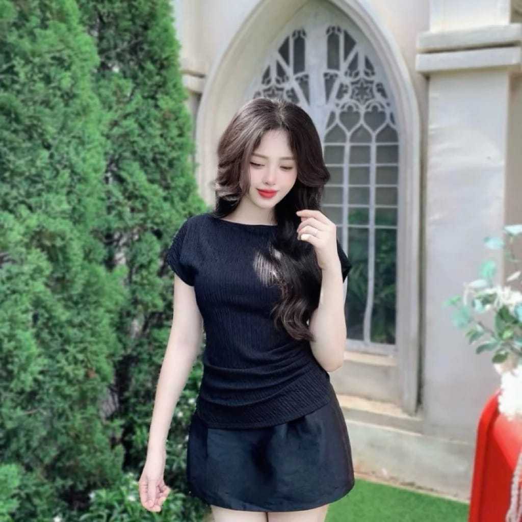 ATASAN WANITA KEKINIAN GAYA KOREA BLOUSE WANITA SEKSI