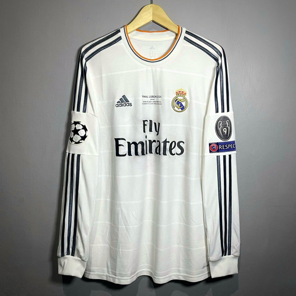 Jersey Original Real Madrid Home 2013/2014 LongSleeve Ronaldo - L