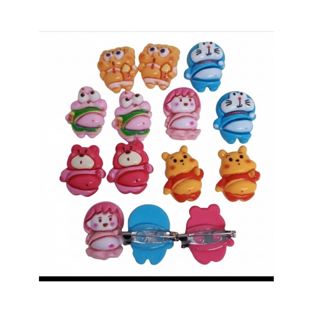 Bros Clay Karakter Lucu Bros Clay Anak Lucu lusinan isi 12 pcs