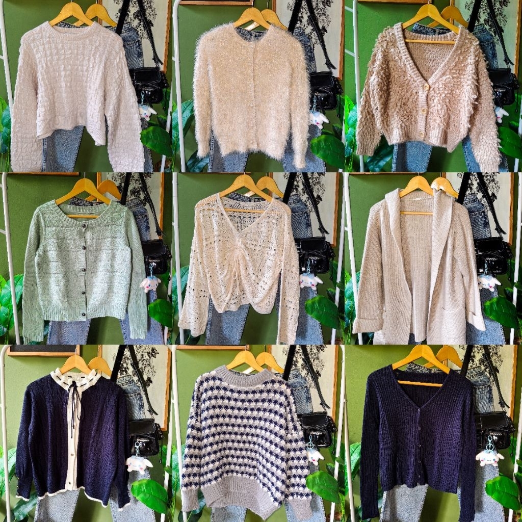 [PRELOVED]SWEATER/CARDIGAN RAJUT/PARKA/HOODIE/KNIT WEAR WANITA