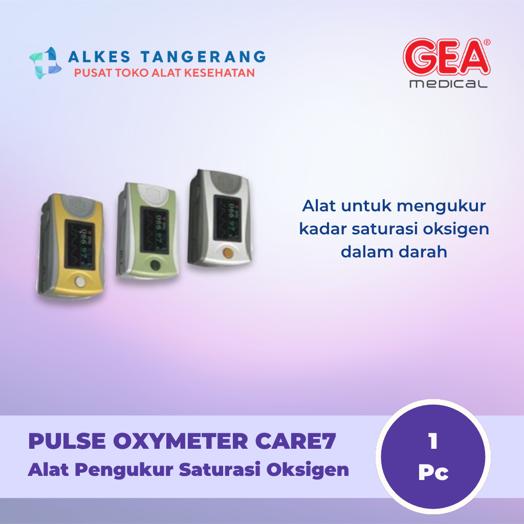 GEA Finger Pulse Oximeter Care 7 Saturasi Oksigen Oxymeter