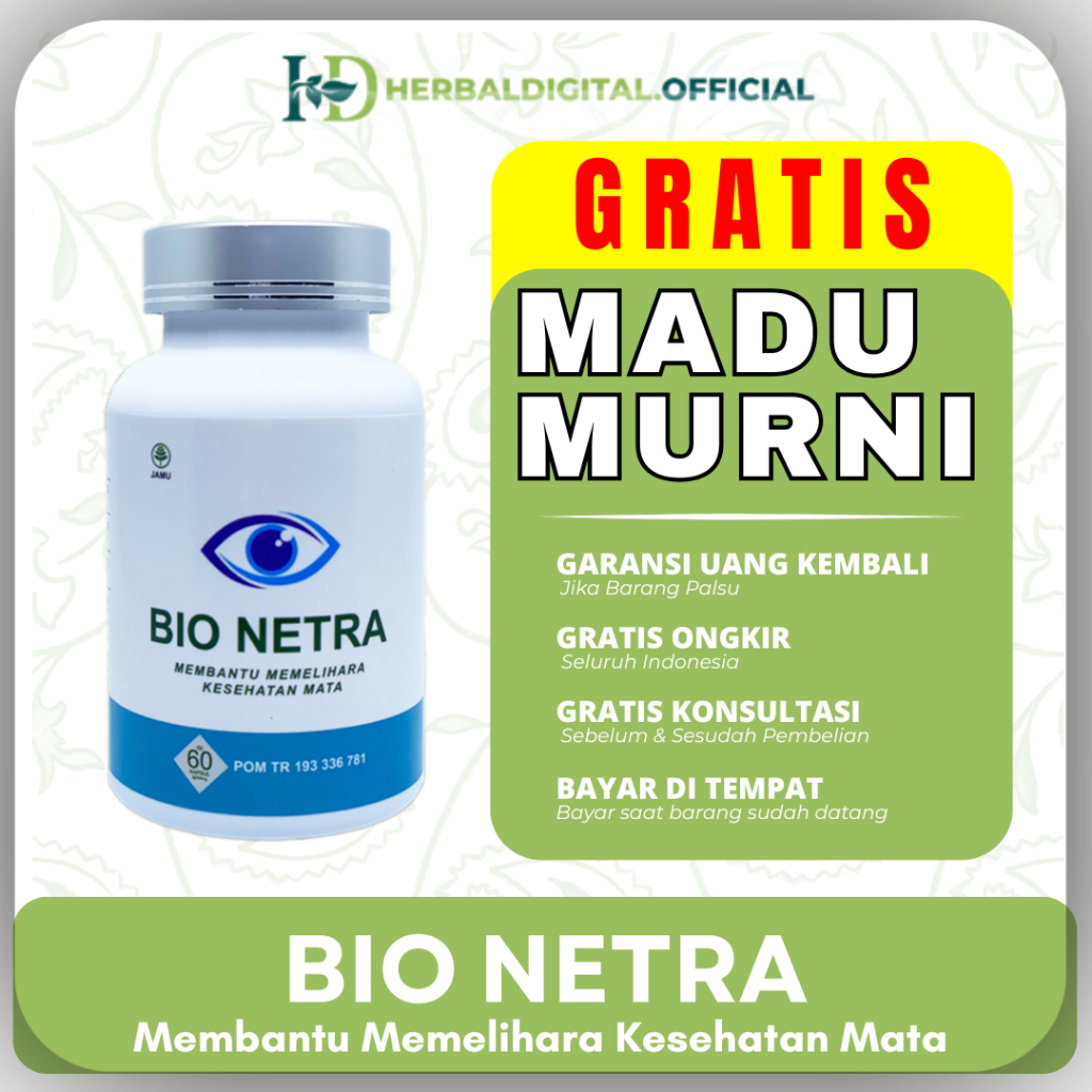 BIONETRA BIO NETRA OBAT MATA MINUS KATARAK ORIGINAL BPOM