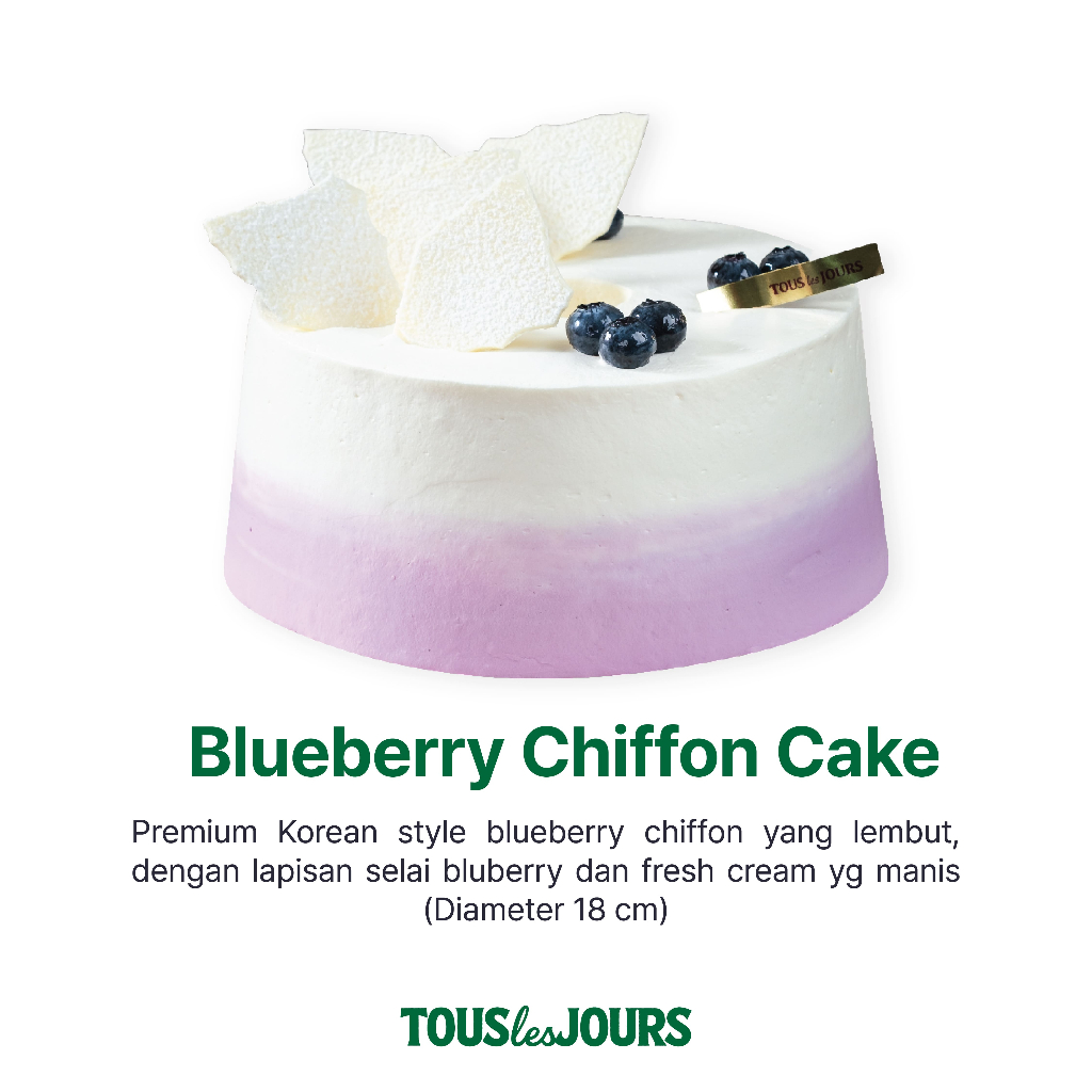 TOUS les JOURS - Blueberry Chiffon Cake