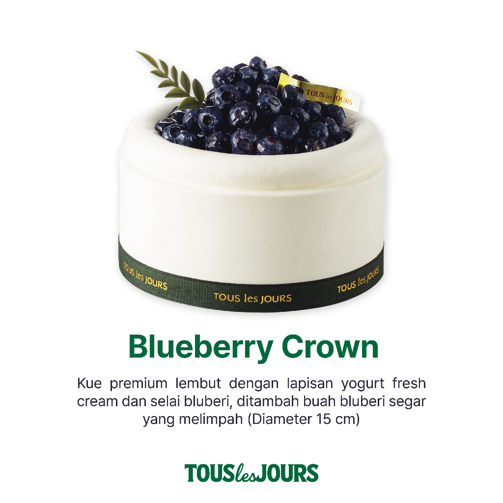 TOUS les JOURS - Blueberry Crown Cake
