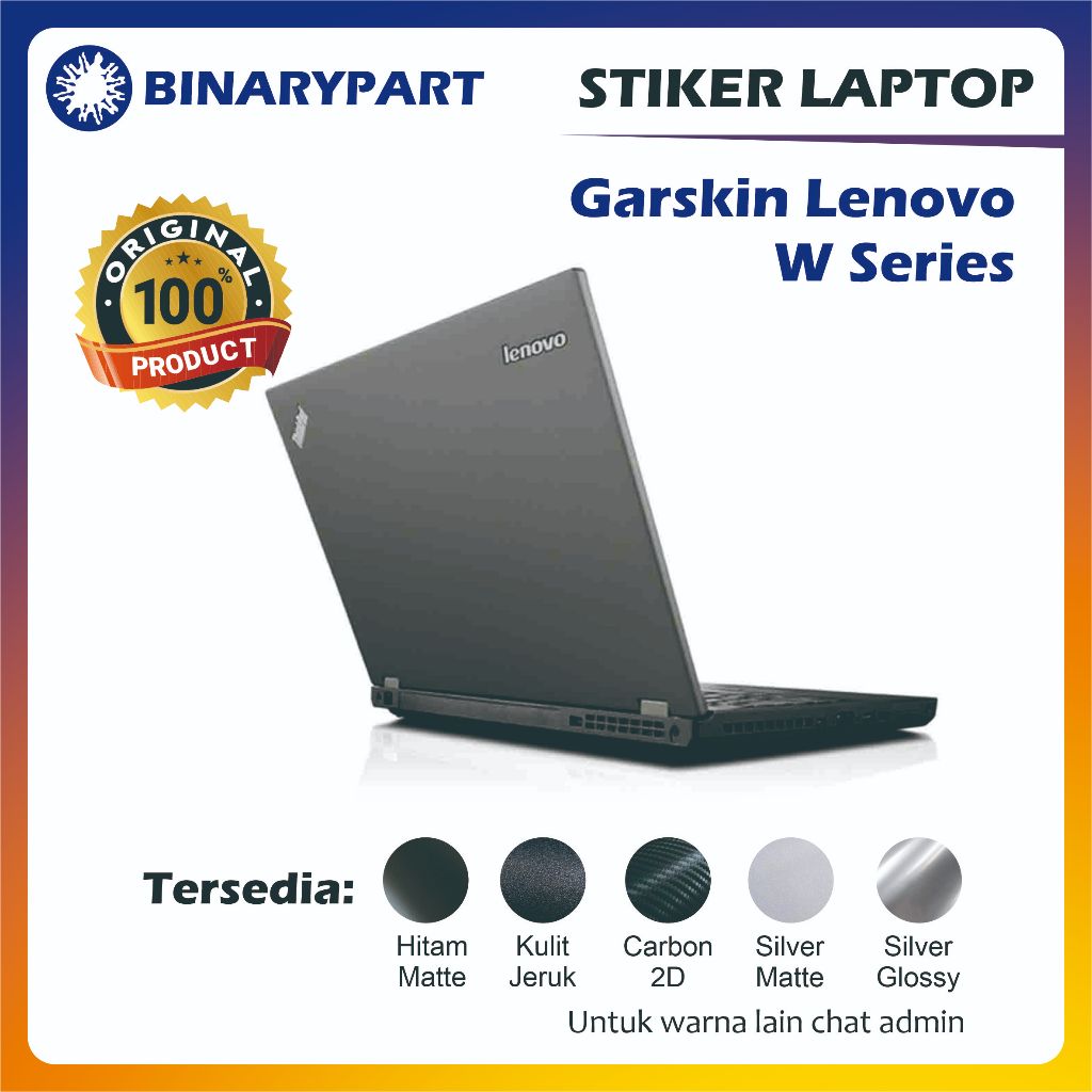 Garskin Stiker Laptop Lenovo Thinkpad W Series W520 / W530 / W541
