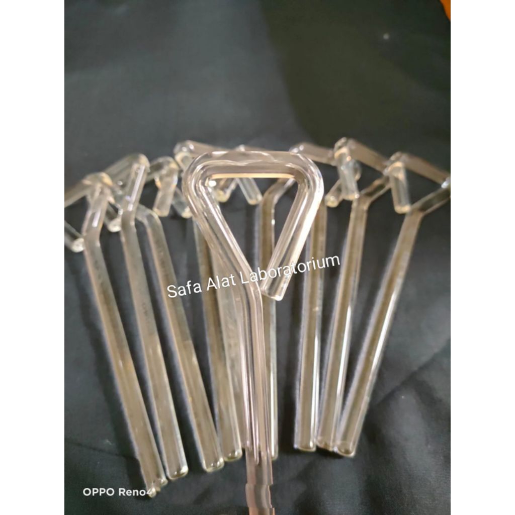 Batang Pengaduk L Batang Pengaduk Segitiga Glass Rod Spreader