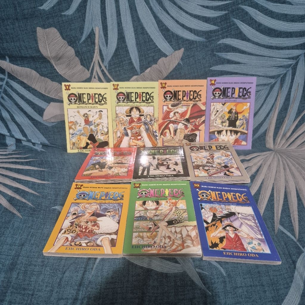 Paket Komik One Piece Vol 1-10 Onepiece Set Fulset Fullset Lengkap KOLPRI BAGUS MULUS LIKE NEW