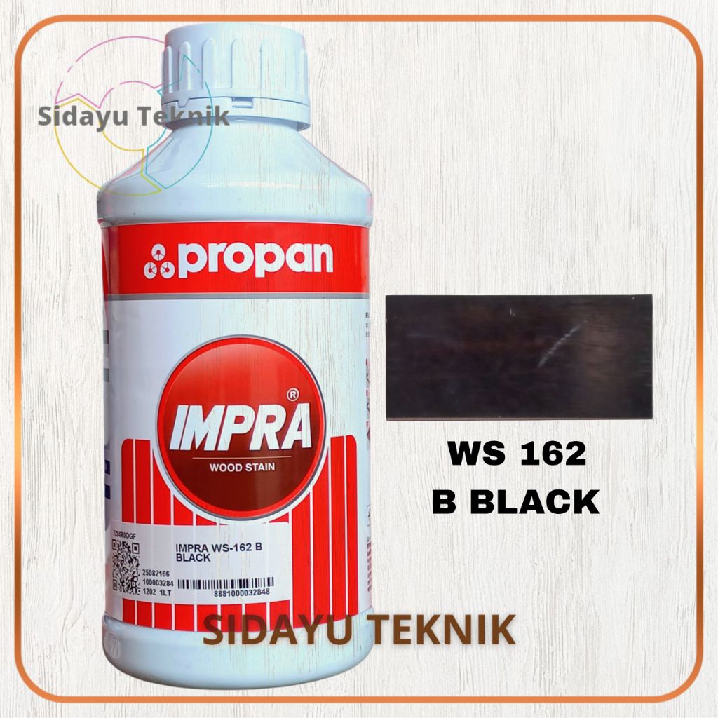 Cat Propan Impra Wood Stain WS 162 B Black 1Liter