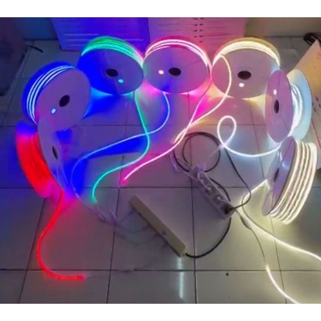 Lampu Selang Led Neon Flexible 50 Meter AC 220 Volt