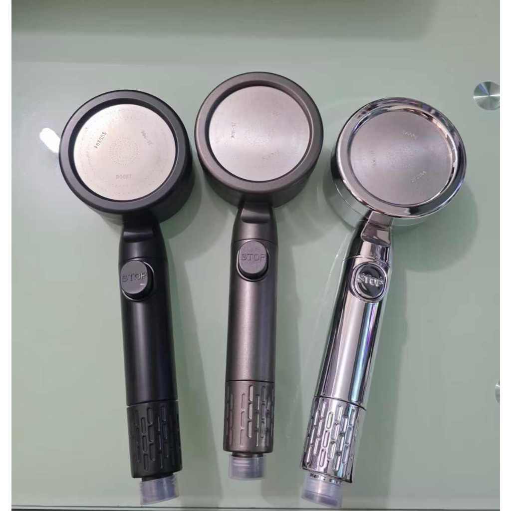 MH -Kepala Shower 3 Mode Spray Premium High Pressure Hand Shower Turbo 906