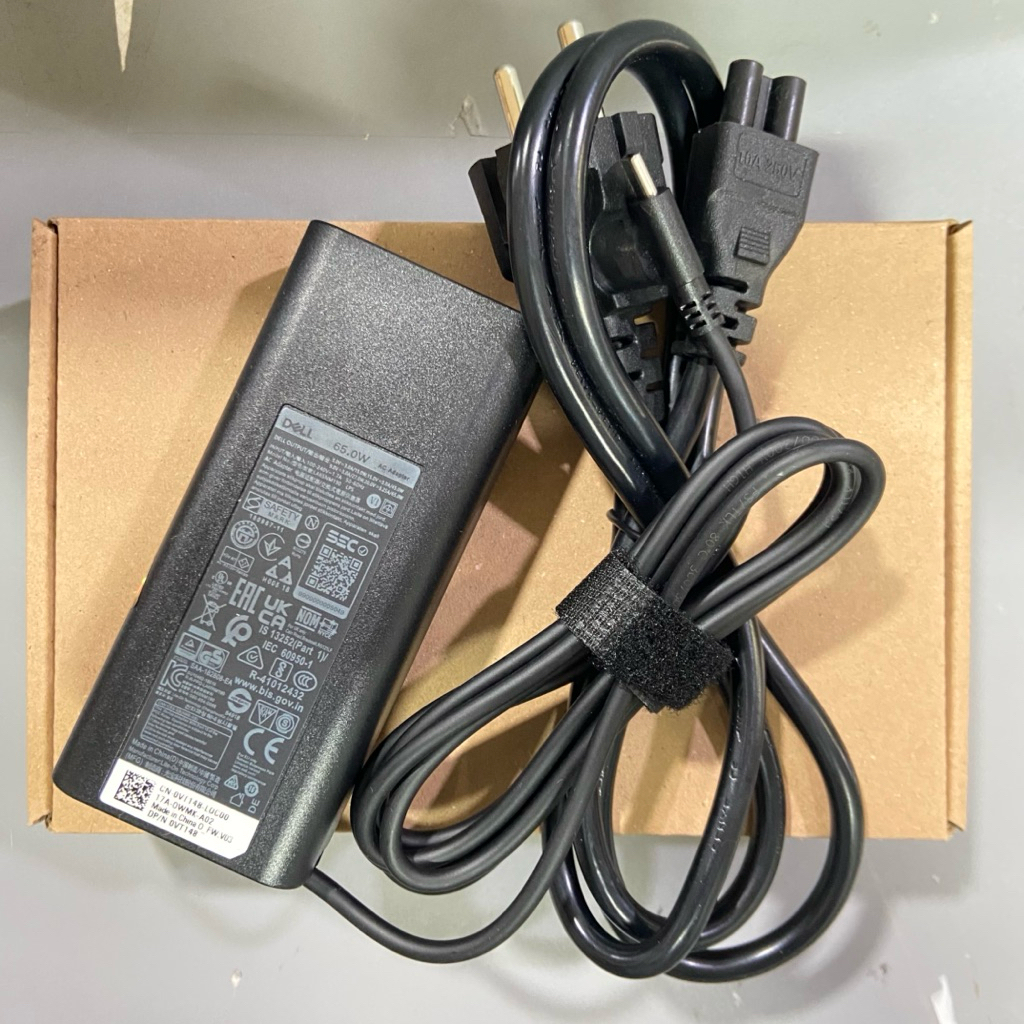 ORIGINAL Adaptor/Charger Dell Venue 10 Pro 5056 20V 3.25A 65W USB TYPE-C