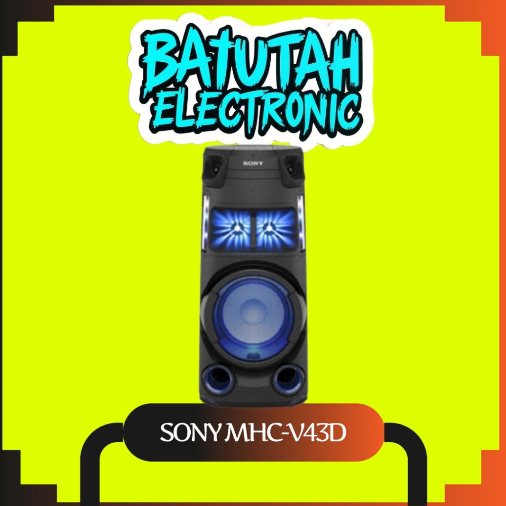SONY MHC V43/ MHC-V43/MHC V43D/MHC-V43D Speaker Karaoke bluetooth