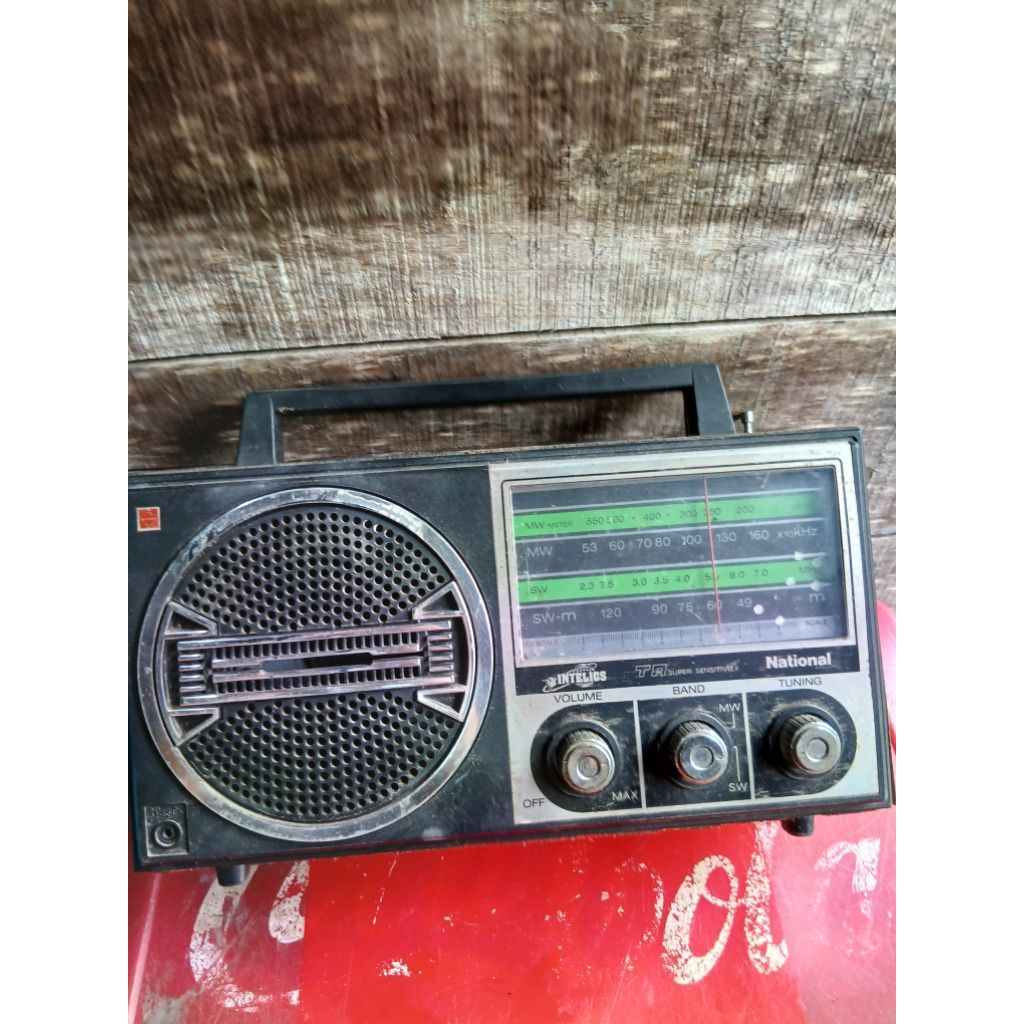 Radio Nasional 135 jadul antik kuno lawas vintage display mati