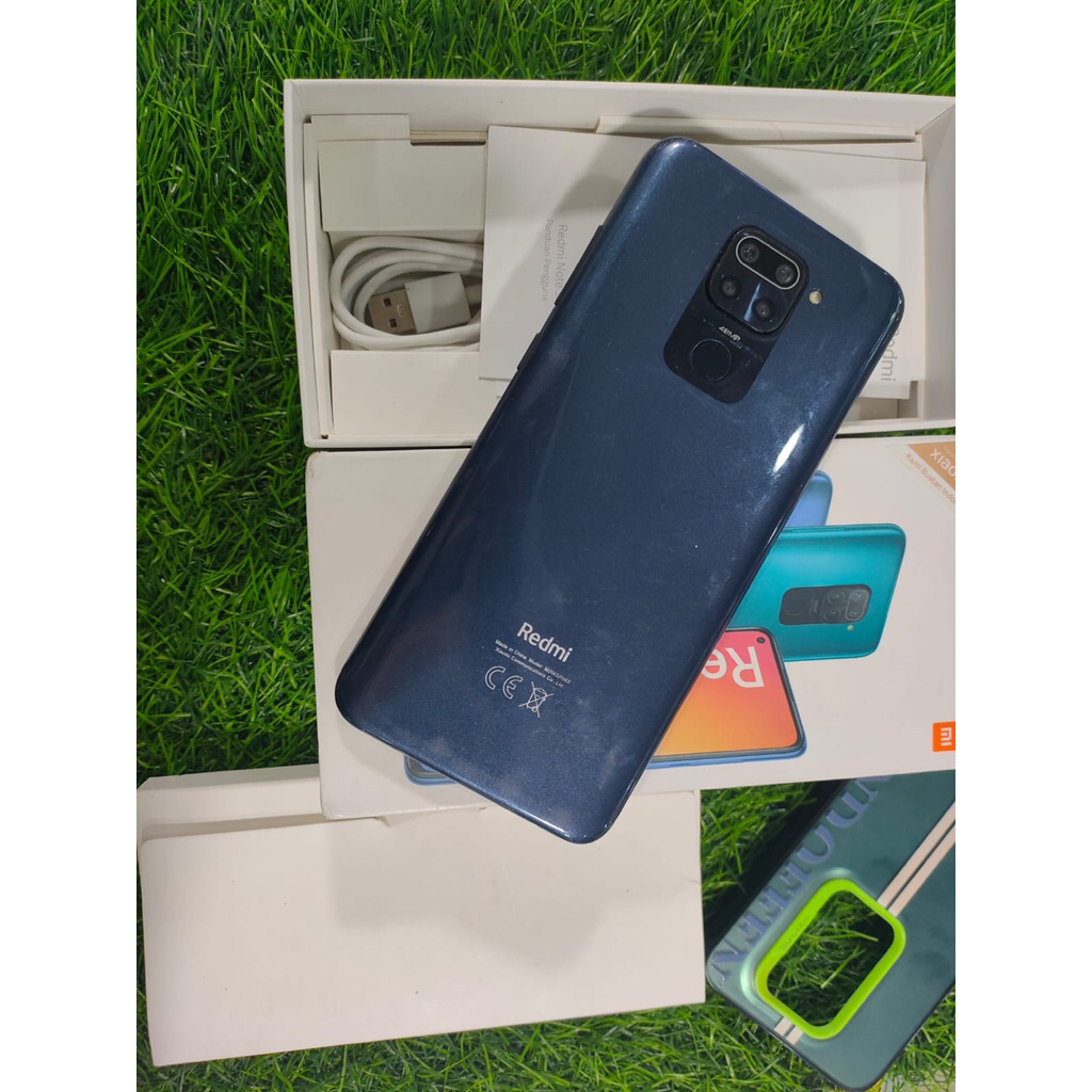 redmi not 9 ram 6/128 fullset ori