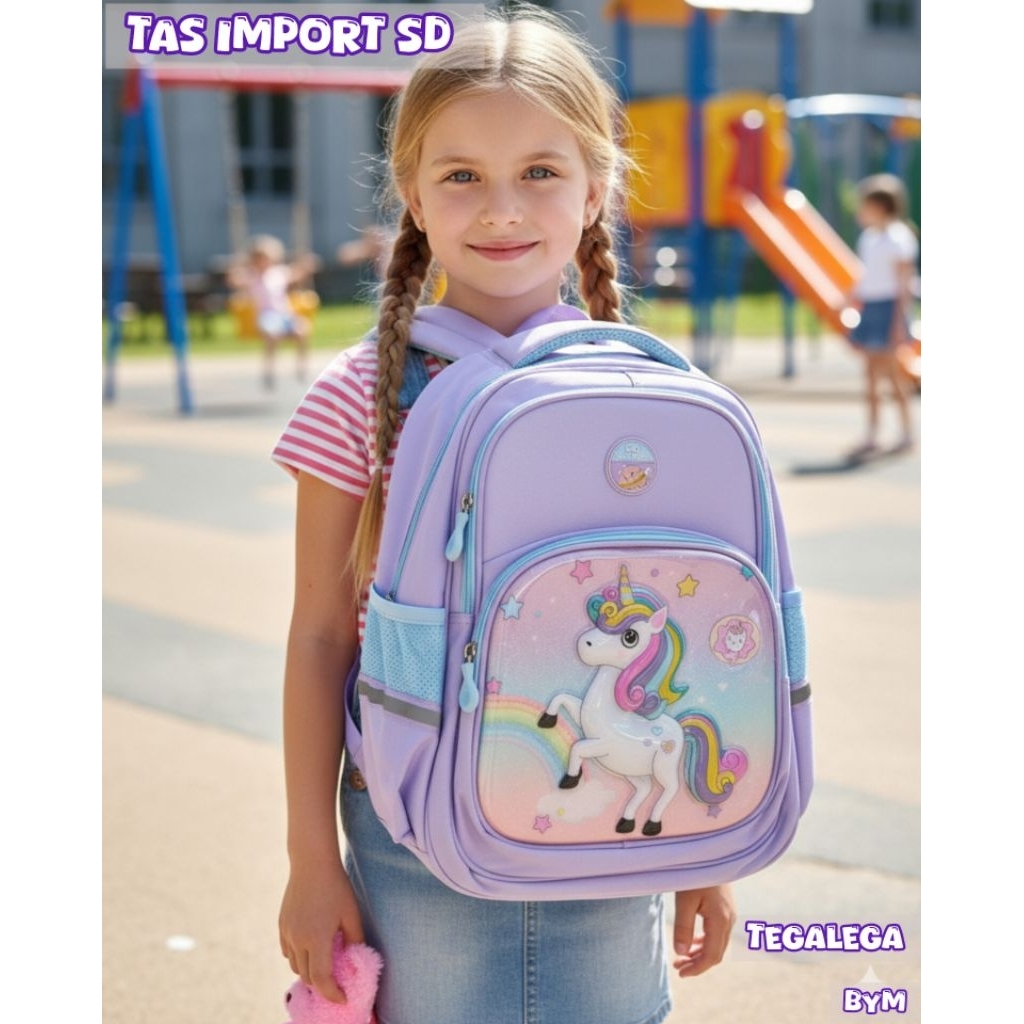 Kyorinz - Tas Sekolah Anak cewek Tas Ransel Sekolah Import Anak cewek Tas Sekolah