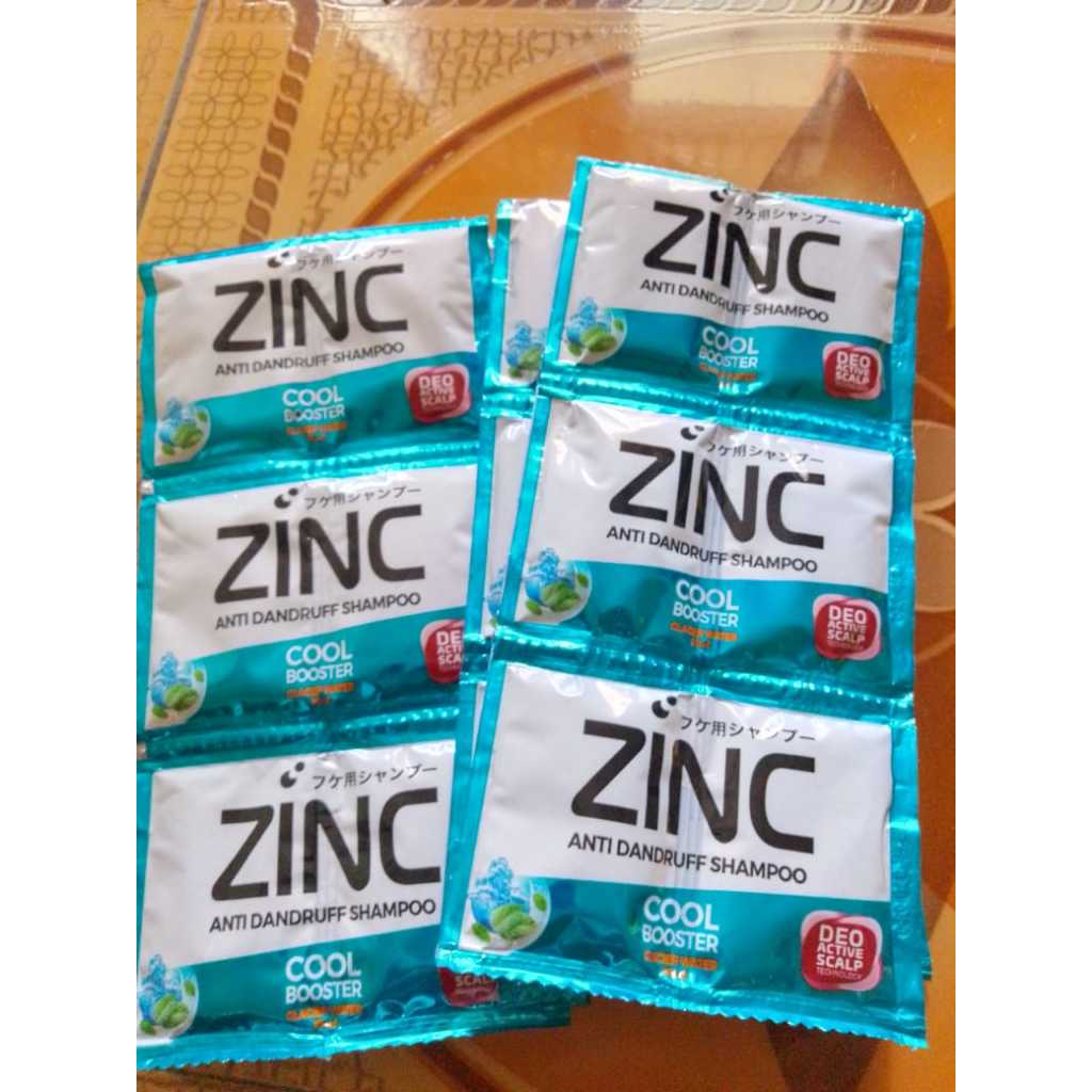 zinc shampoo sachet
