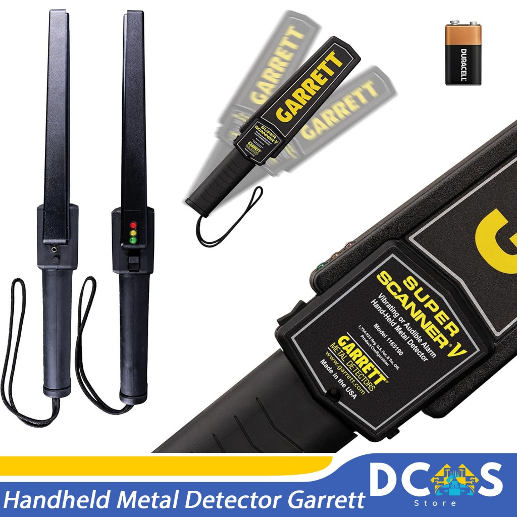 Handheld Metal Detector Metal Alat Deteksi Logam Emas Garrett Original