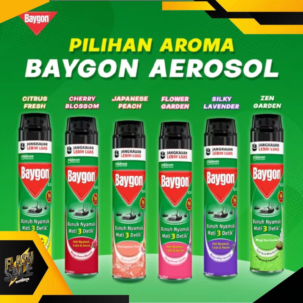 OBAT NYAMUK OBAT NYAMUK SEMPROT BAYGON 400ML BAYGON 500ML BAYGON 600ML