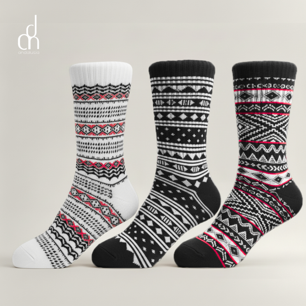 Grosir Kaos Kaki Tribal | Kaos Kaki Skate | Andalusia Socks