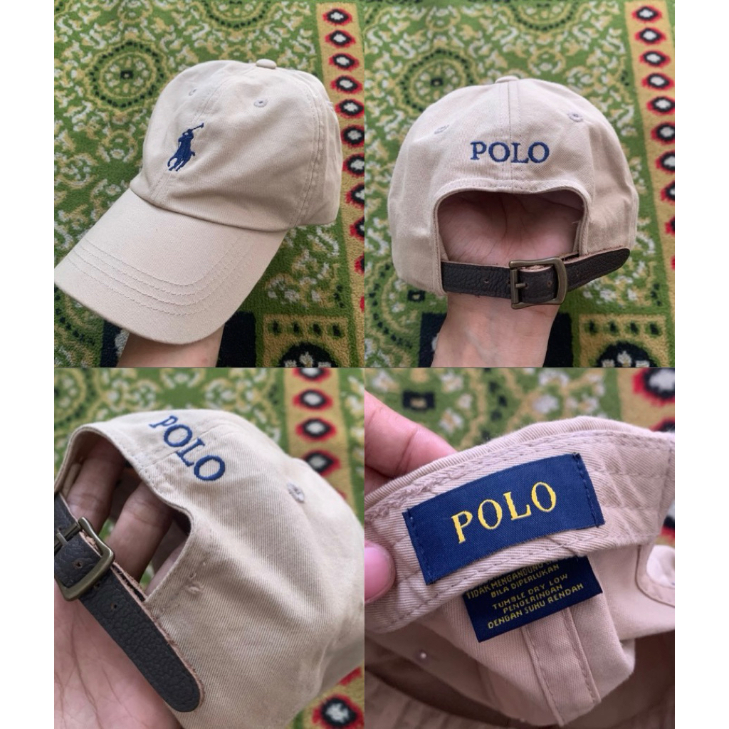 Topi Polo Indonesia Cream