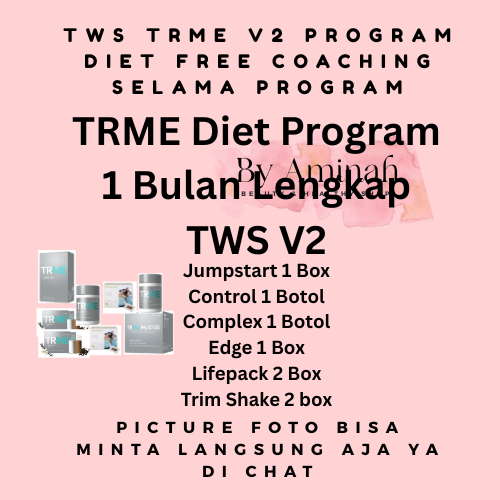 TRME Program Diet 1 Bulan Lengkap Booster Jumpstart Jumstart TWS V2