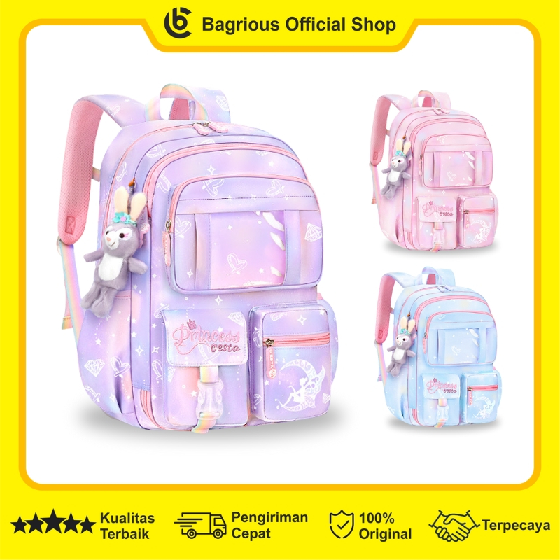 Tas Sekolah Anak Perempuan Tas Ransel Sekolah Wanita Import Tas Sekolah Cewek SD SMP SMA Tas Ransel 