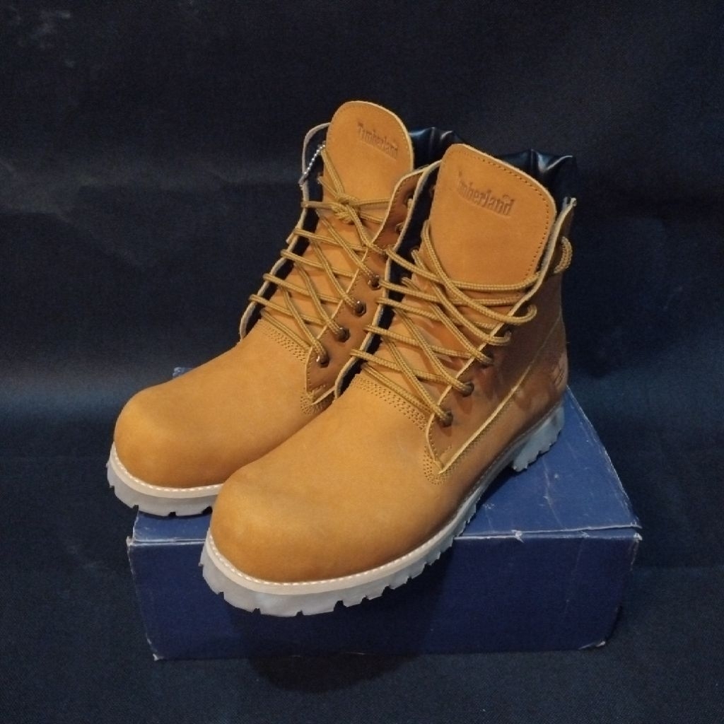 Sepatu Boot Pria Premium Model Timberland | Sepatu Safety Kasual Outdoor Anti Slip