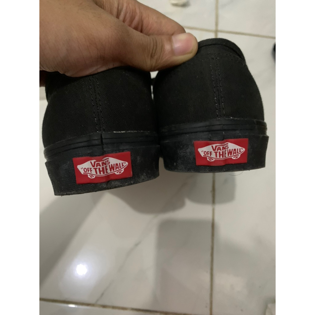 vans full black autenthic