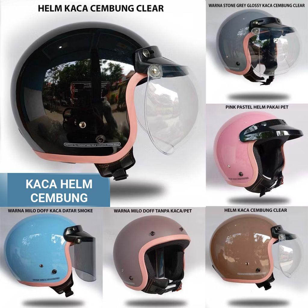 HELM WANITA DEWASA Bogo SOLID Hijab  Full Leher SNI Motorcyl SUDAH SNI