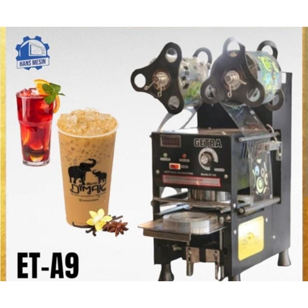 Mesin Cup Sealer otomatis Getra ET A9