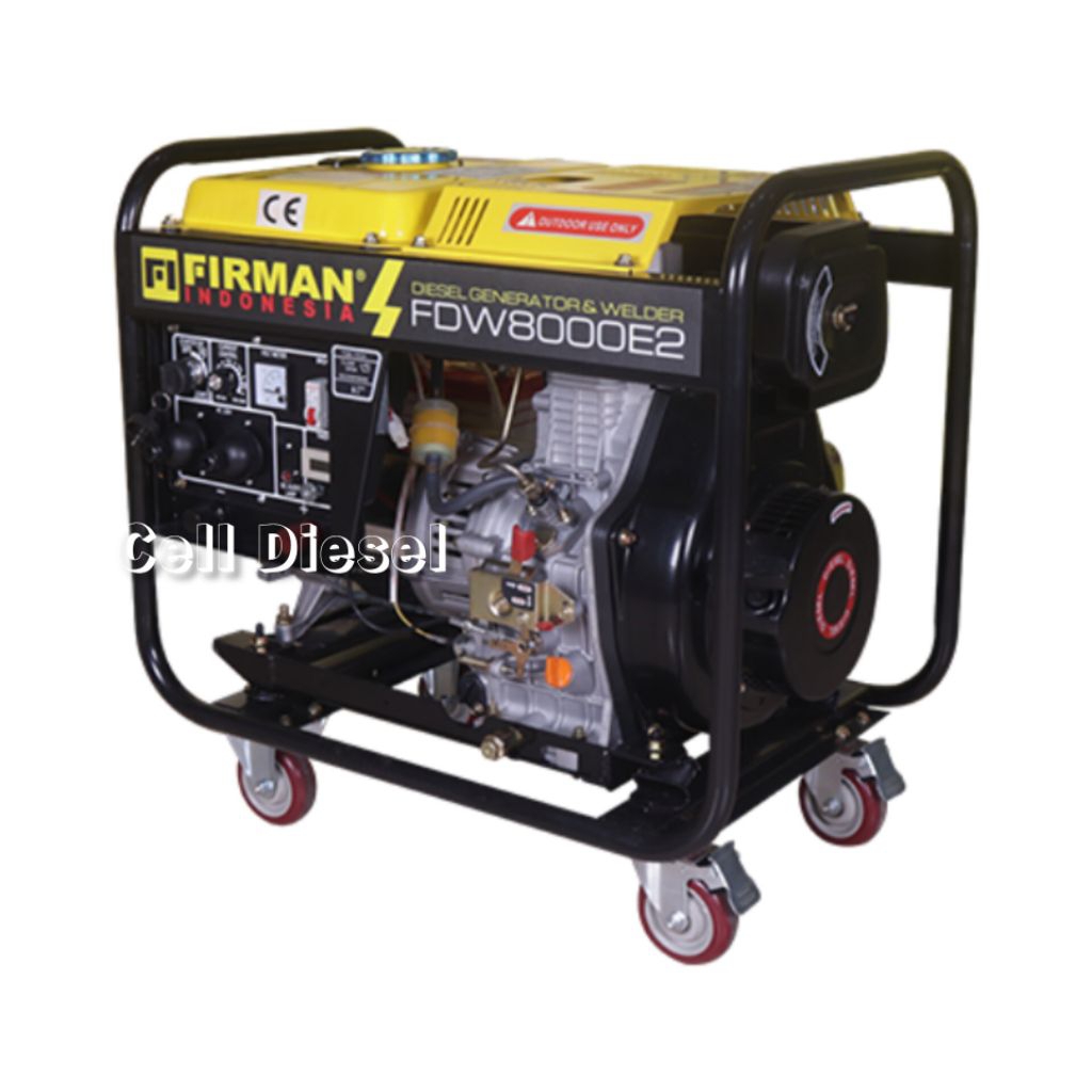 Mesin Las Diesel Generator & Welder FIRMAN FDW 8000E2 Heavy Duty