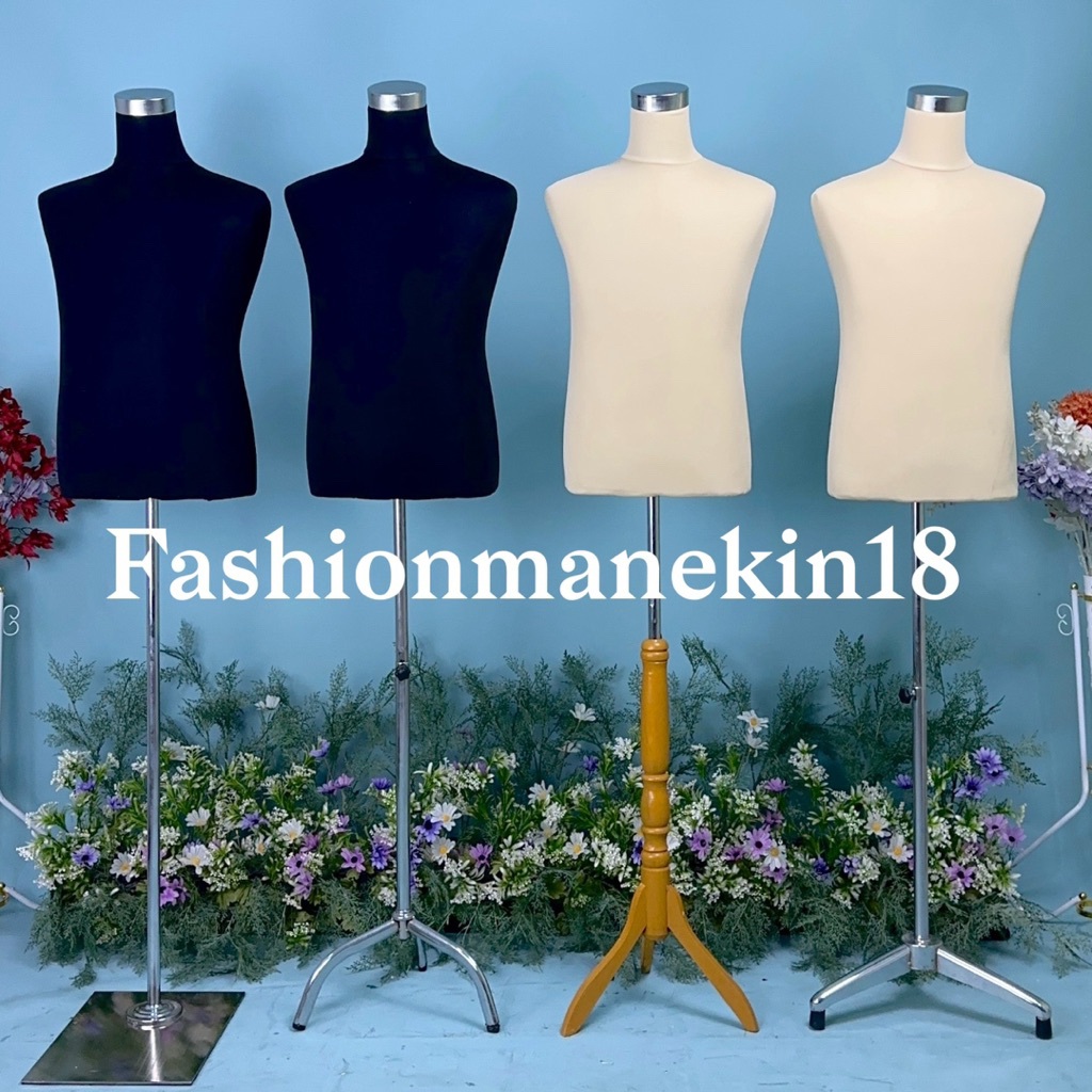 MANEKIN PRIA DEWASA FULL FOAM TUSUK JARUM + PATUNG BAJU PRIA BUSA + PATUNG PRIA UNTUK MENJAHIT TUSUK