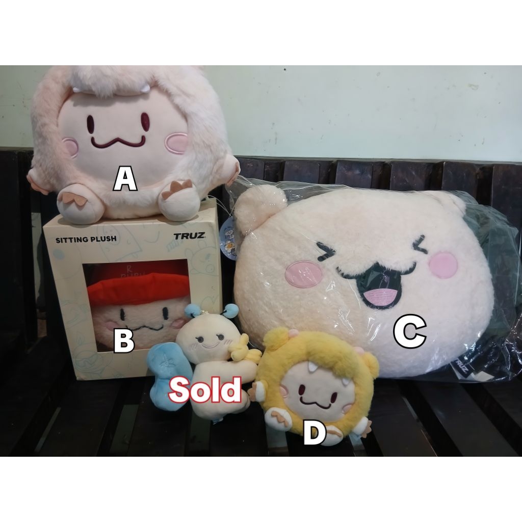 TRUZ OFFICIAL RURU TREASURE DOLL OFFICIAL HARUTO RURU DRAGON KEYRING, RURU DRAGON DOLL, RURU SITTING