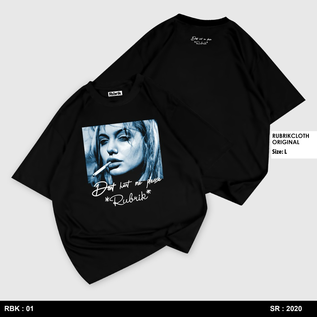 RUBRIK - Kaos Distro Premium / Baju Kaos Distro Pria Wanita / T Shirt Distro 100% Cotton 24s Unisex-