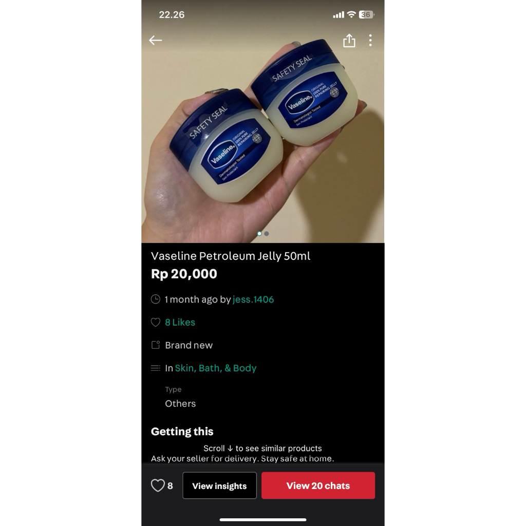 Vaseline Petroleum Jelly