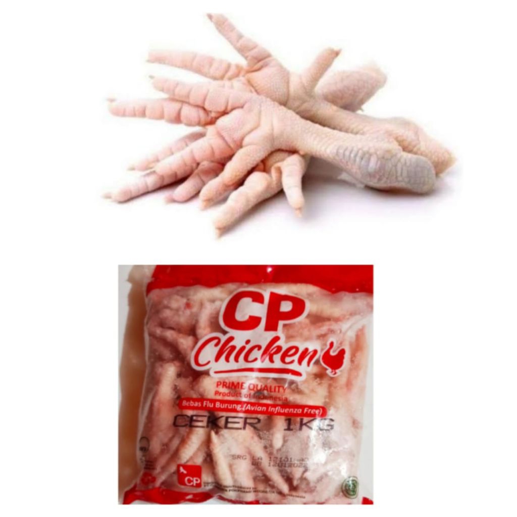 Ceker Ayam Merk CP Beku Kemasan 1kg