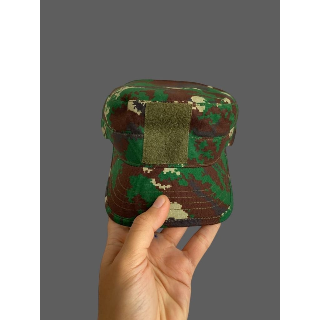 Patrol Cap Topi Pet Komando Army Loreng Digital NKRI Jatah Pembagian TNI Rider Ukuran 60 XL-XXL