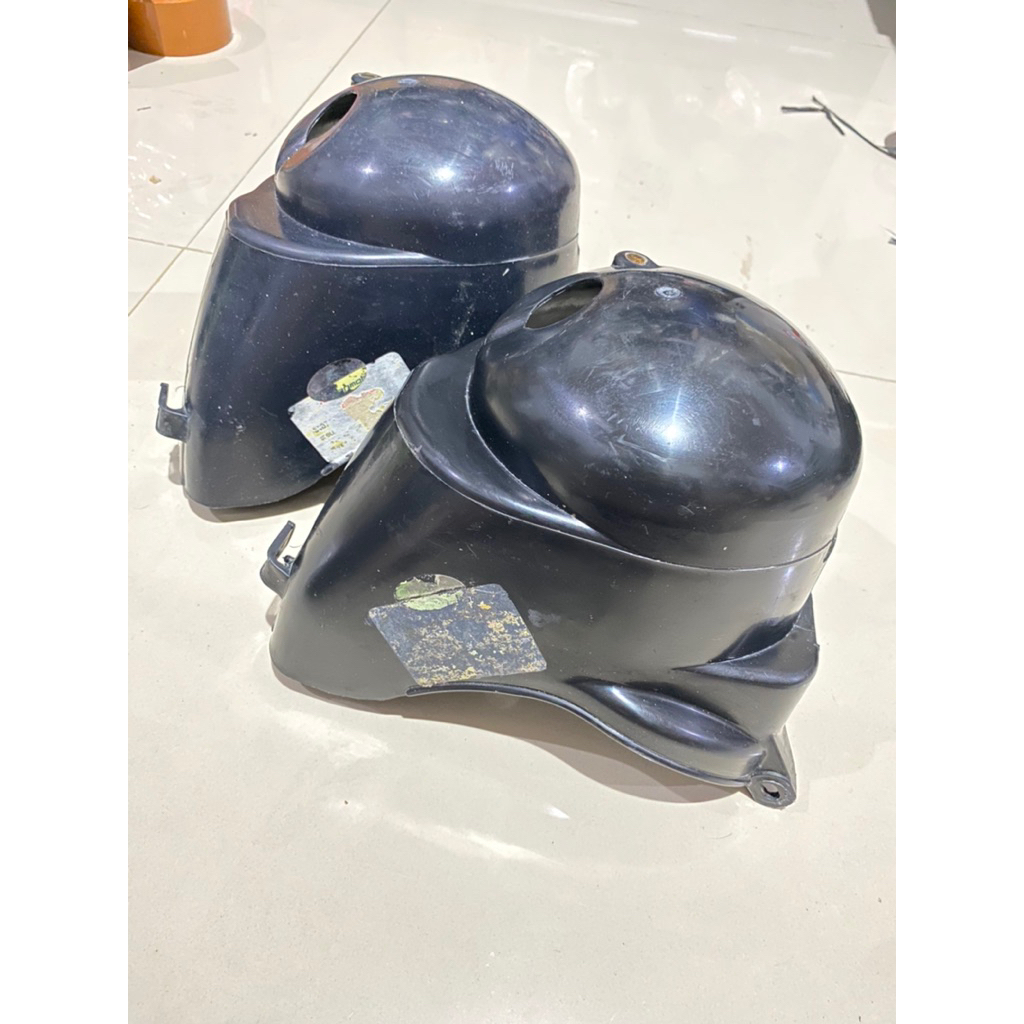 tutup blok buring mesin vespa px pxe Excel exclusive original danmotor lama oren lama