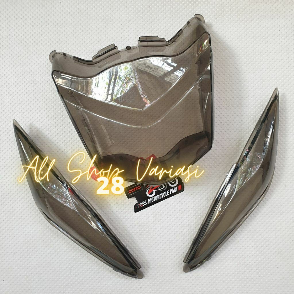 MIKA LAMPU DEPAN BEAT KARBU / SEN DEPAN / SPEEDO BEAT KARBU MIKA SMOKE ZORO IMPORT