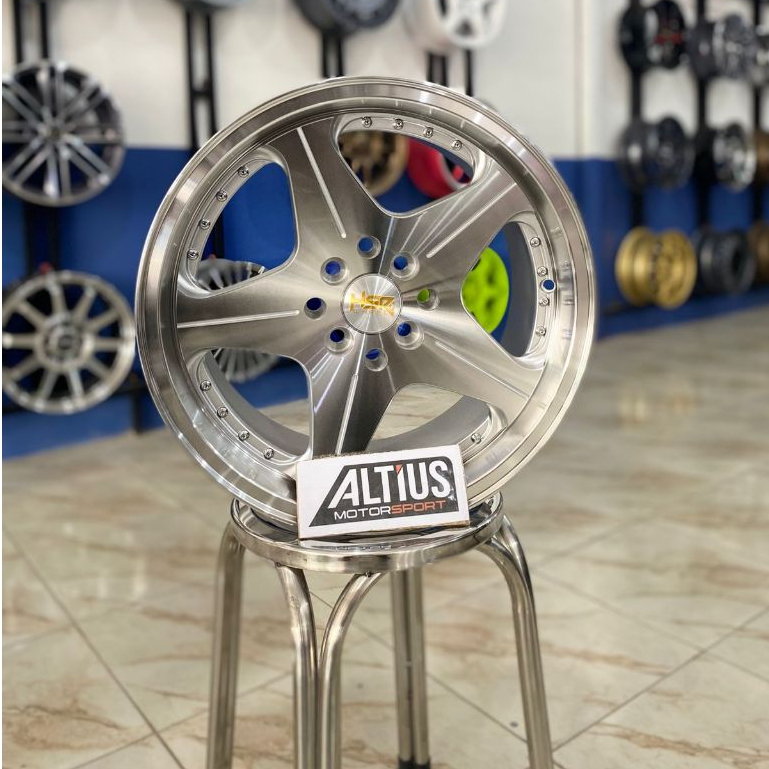 Velg Mobil Celong Ring 16 HSR ANAMBAS Lebar 7,5/8,75 ET35/18 Untuk Mobil Yaris, Brio, Jazz, Xenia