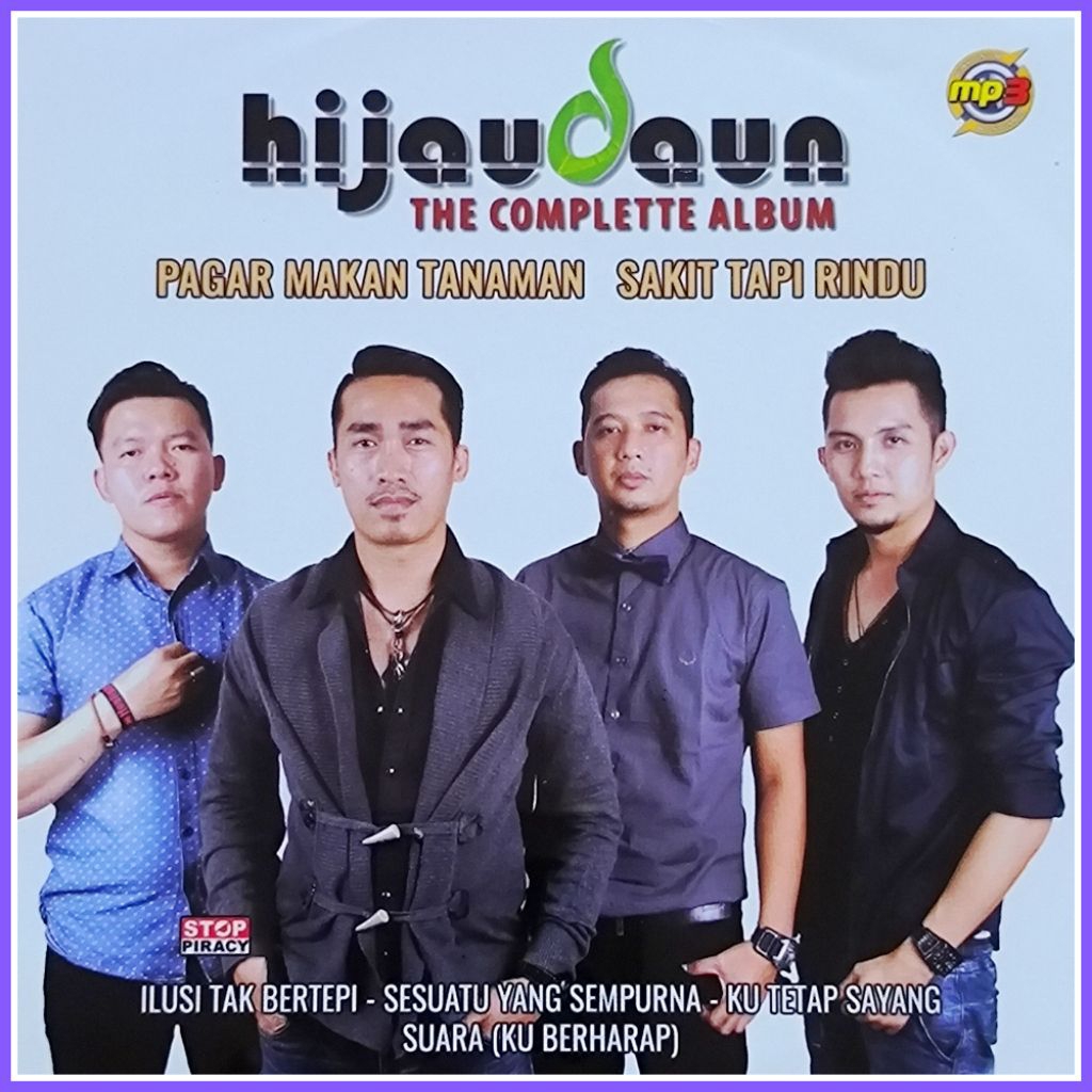 Kaset MP3 Audio 150 Lagu Pop Indo Hijau Daun - Anji - Gamma 1 Album Pilihan 3in1