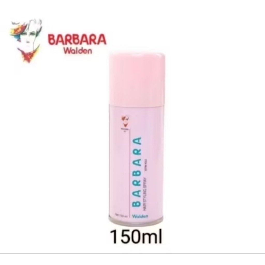 Barbara Hair Spray 150ml | Pengeras Rambut Barbara Walden Hair Styling Spray Pink Hair Spray Barbara