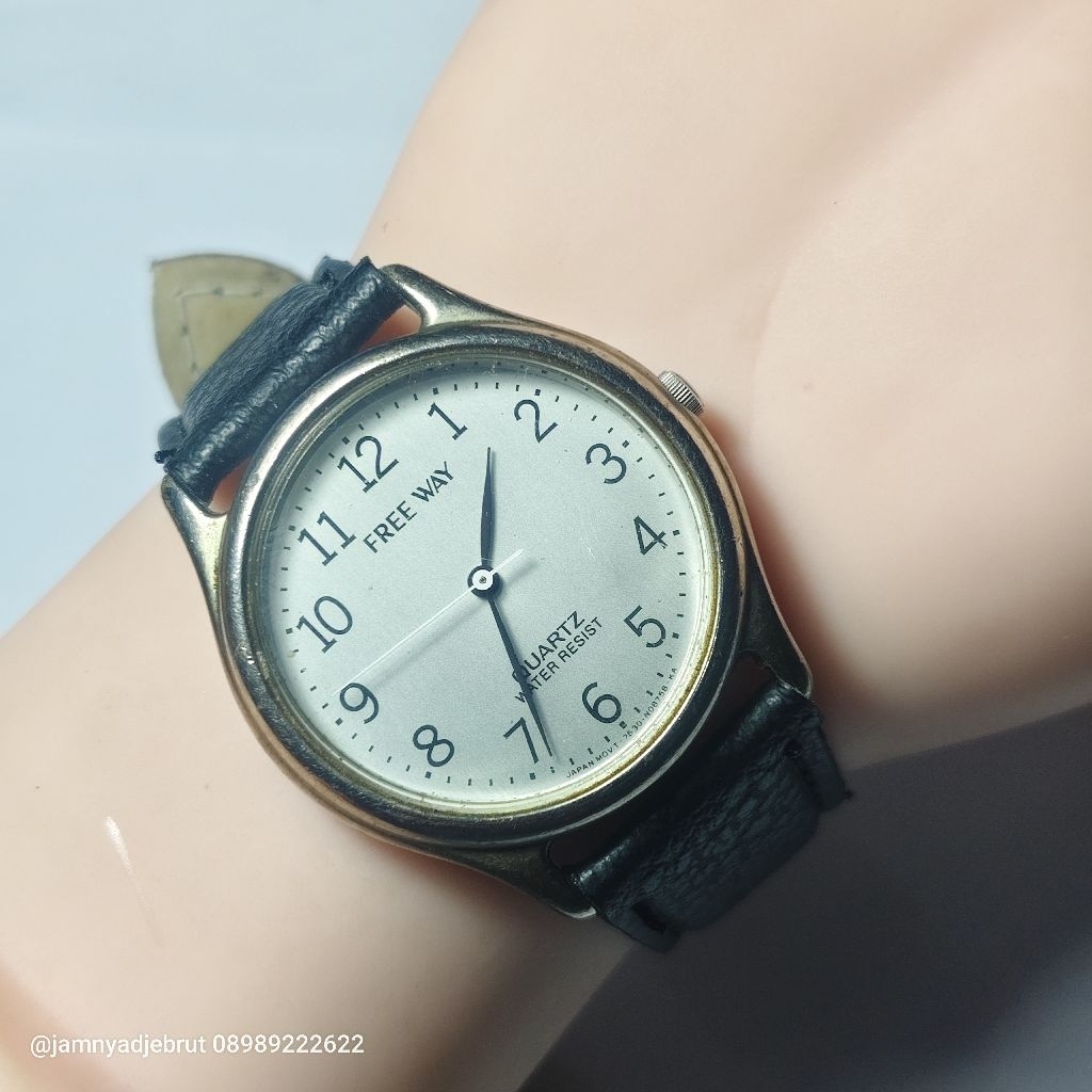 Jam Citizen Free Way 7630 Grey Vintage Bekas