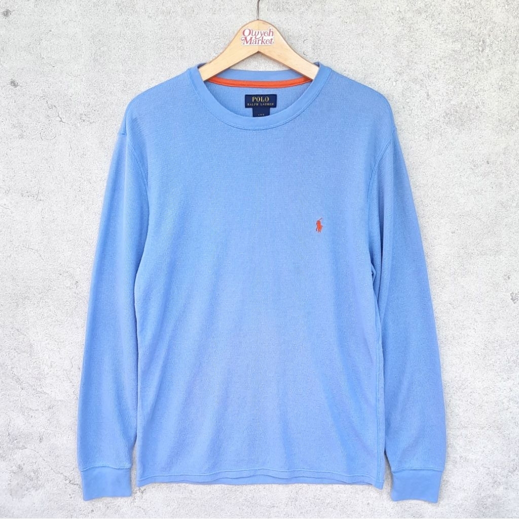 Polo RL Waffle Knit T-Shirt Long sleeve Size L
