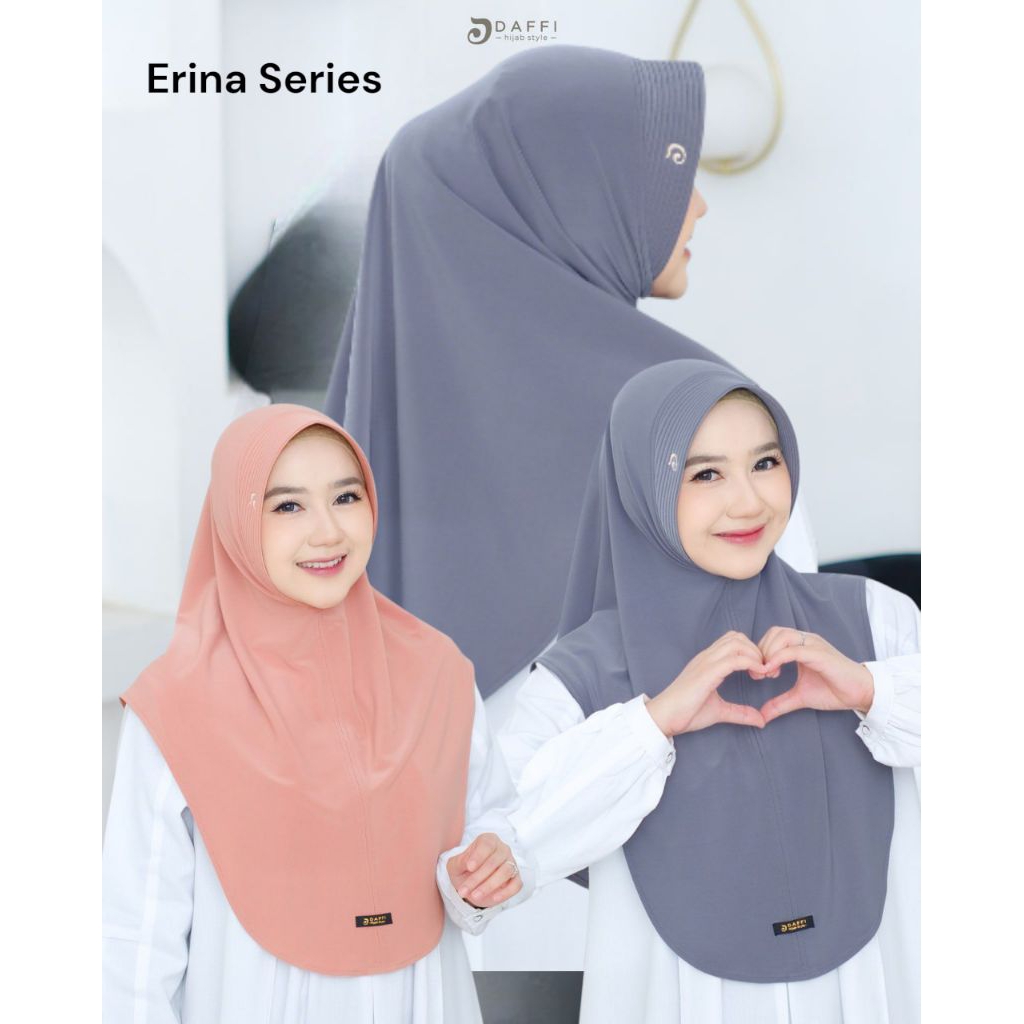 ERINA DAFFI HIJAB INSTAN JILBAB DAFFI TERBARU HIJAB CANTIK JILBAB INSTAN DAFFI TERBARU
