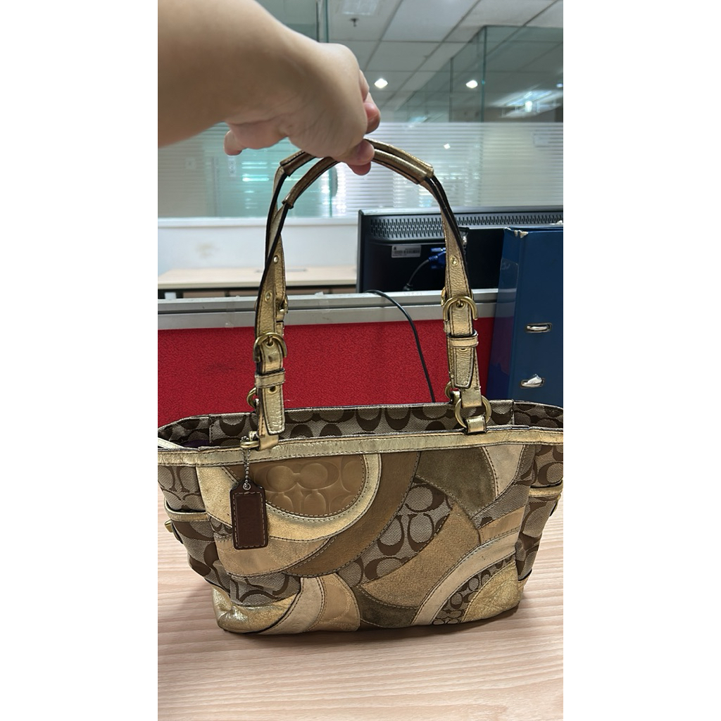 SOLD - COC Vintage - COC Patchwork Tote PL - Coc Tote Bag