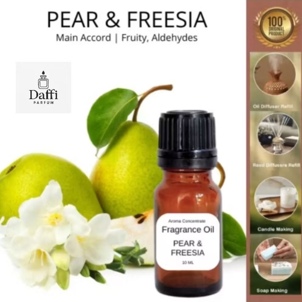 Fragrance Oil Pear & Freesia 10ml | Essential Oil