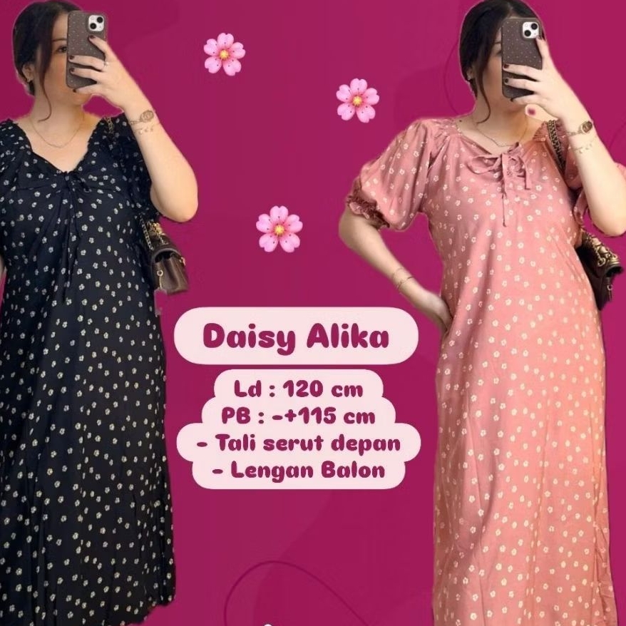 Daster Daisy Alika / Daster Premium / Daster Rayon / Daster Busui / Daster Kekinian / Sidoarjo